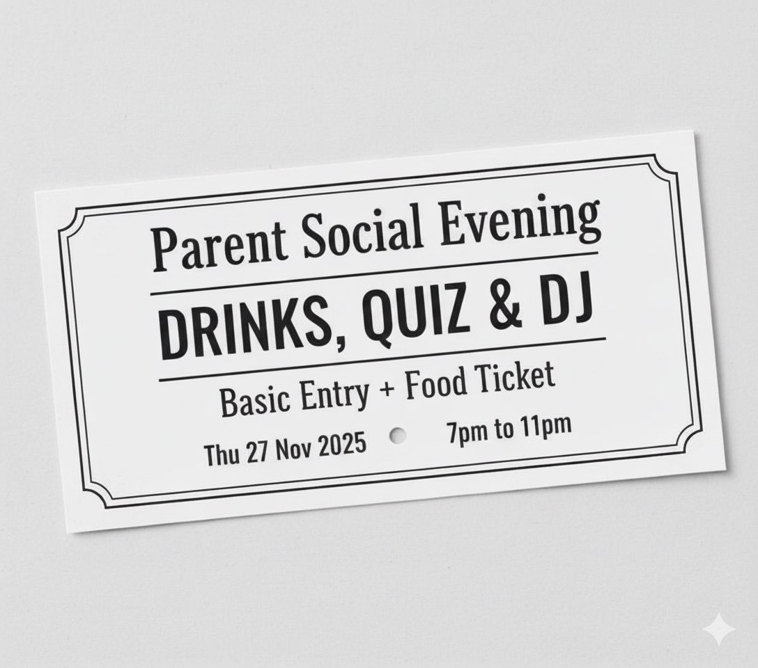 Basic Entry + Food Ticket - Parent Social Evening