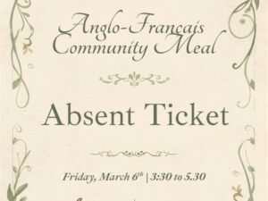 Community Meal - Absent Supporter Ticket - Yr6 School Trip Fundraiser